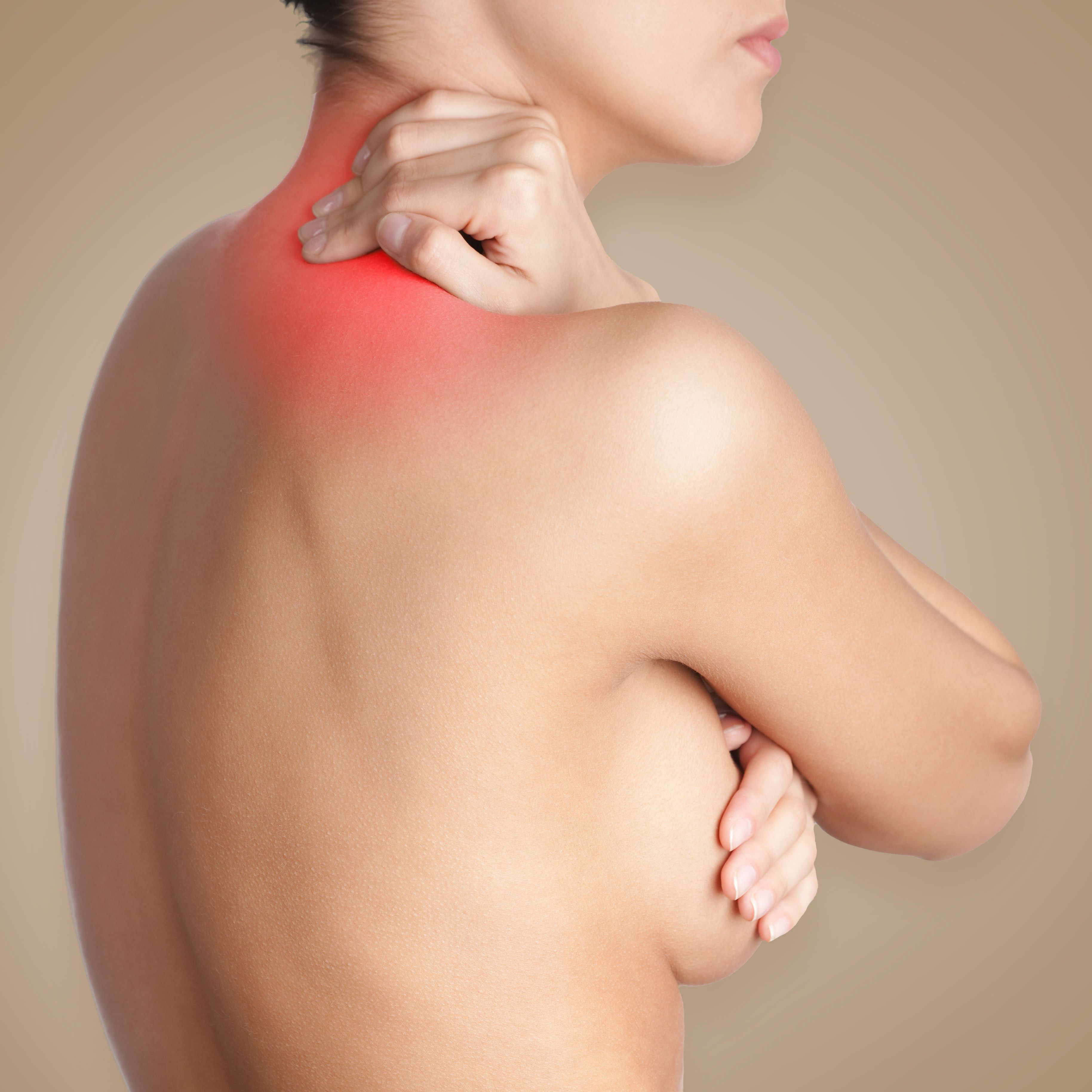 woman with breast reduction